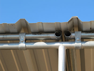 12' x 12' Zincalume Roof