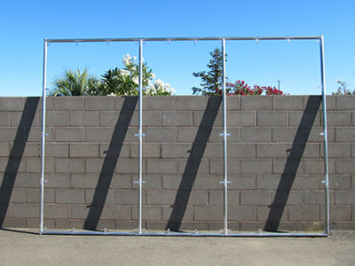 100in x 12ft 3 Bay Tab Panel