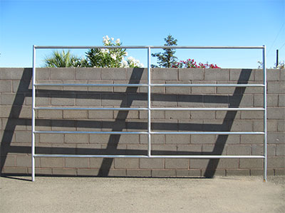 12ft x 7ft 4 Rail Rear Panel