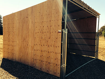12ft x 12ft 4 rail style shelter
