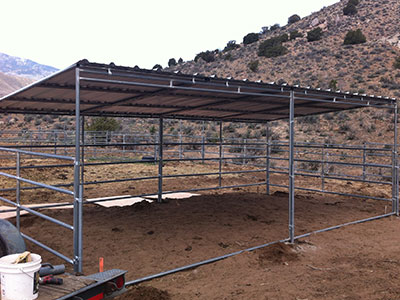 12ft x 24ft 4 Rail Style Shelter