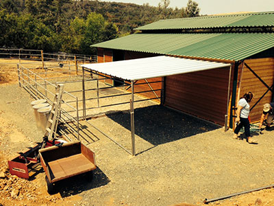 12ft x 12ft Open Sided Equipment Storage