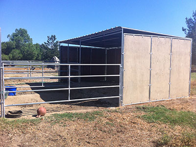 12ft x 24ft 3 Bay Tab Panel Shelter